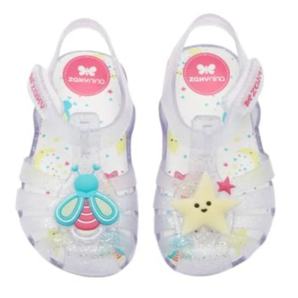 Zaxy glow in the dark baby infant sandals 5 6